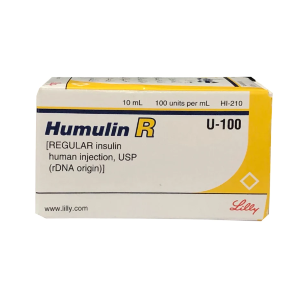 Humulin R Mims Humulin-R Inj 100 IU 1 Vialx10 ml - The Yellow Pharmacy